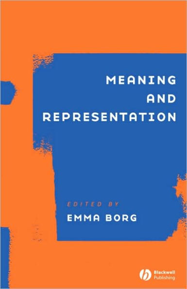 Meaning and Representation / Edition 1