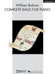 Alternative view 1 of William Bolcom - Complete Rags for Piano: Revised Edition