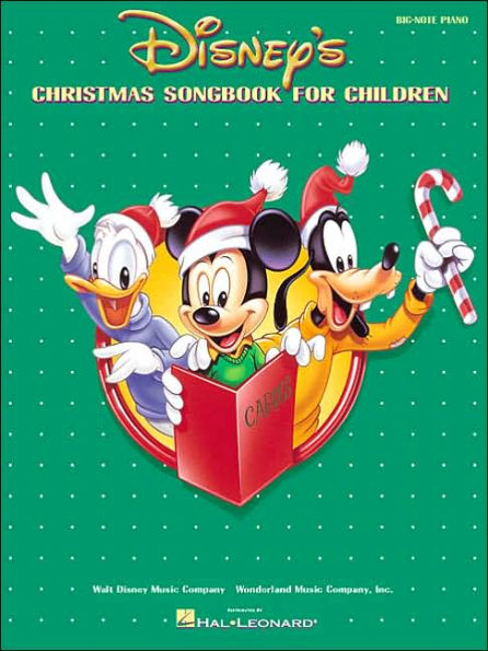 Disney's Christmas Songbook for Children - Big-Note Piano