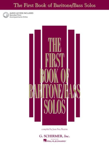 The First Book of Baritone/Bass Solos Book/Online Audio / Edition 1