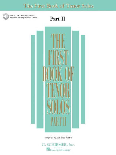 The First Book of Tenor Solos - Part II (Book/Online Audio)