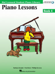 Ebooks free download german Piano Lessons Book 4 - Book with Online Audio: Hal Leonard Student Piano Library by Fred Kern, Barbara Kreader, Phillip Keveren, Fred Kern, Barbara Kreader, Phillip Keveren MOBI PDF ePub 9780634031212