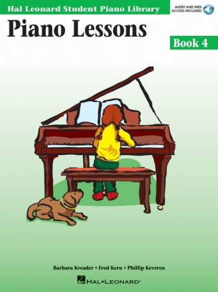Piano Lessons Book 4 - Book with Online Audio Hal Leonard Student Piano Library
