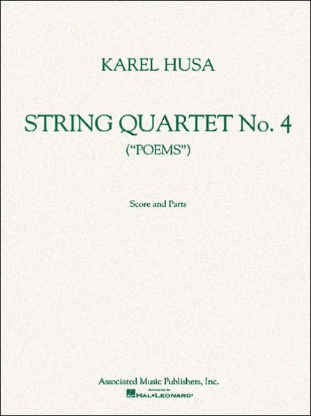 String Quartet No. 4: ("Poems") Score and Parts