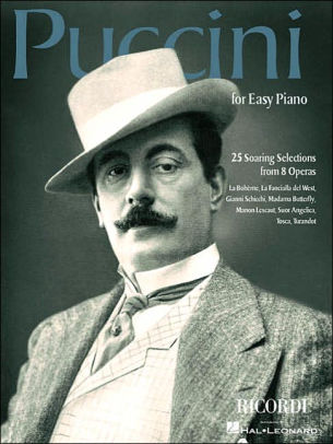 Puccini For Easy Piano 25 Soaring Selections From 8 Operaspaperback - 