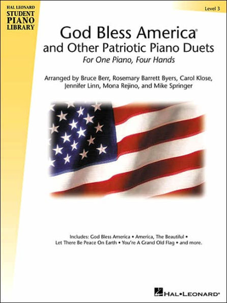 God Bless America and Other Patriotic Piano Duets D Level 3 - For One Piano, Four Hands