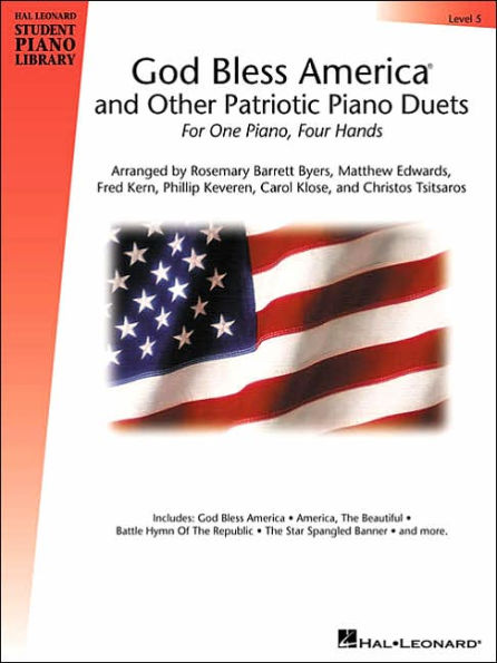 God Bless America and Other Patriotic Piano Duets D Level 5 - For One Piano, Four Hands