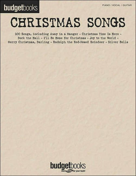 Christmas Songs - Piano/Vocal/Guitar
