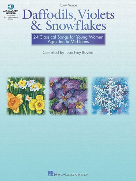 Daffodils, Violets and Snowflakes Book/Online Audio