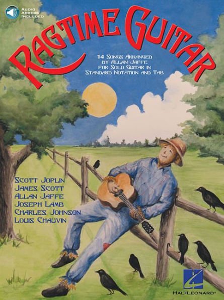 Ragtime Guitar: 14 Songs Arranged for Solo Guitar (Book/Online Audio)