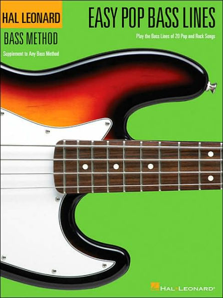 Easy Pop Bass Lines - Supplemental Songbook to Book 1 of the Hal Leonard Bass Method