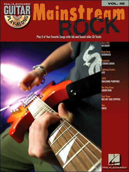 Mainstream Rock: Guitar Play-Along Series Volume 46
