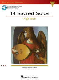 Title: 14 Sacred Solos - The Vocal Library, High Voice, Author: Hal Leonard Corp.