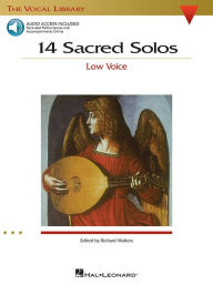 Title: 14 Sacred Solos - The Vocal Library, Low Voice, Author: Hal Leonard Corp.