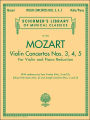 Violin Concertos Nos. 3, 4, 5: Schirmer Library of Classics Volume 2055 for Violin and Piano Red