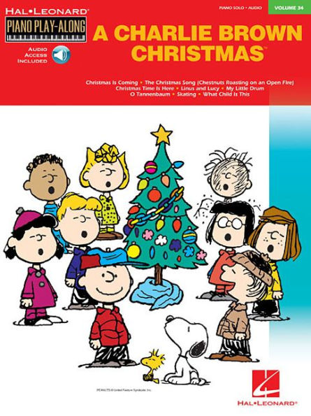 Charlie Brown Christmas Piano Play-Along Volume 34 Book/Online Audio
