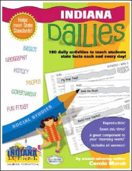 Title: Indiana Dailies: 180 Daily Activities for Kids: 180 Daily Activities for Kids, Author: Carole Marsh