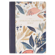Download bestseller ebooks free Nlt, the Spiritual Growth Bible Faux Leather, Navy with Leaves 9780638004120