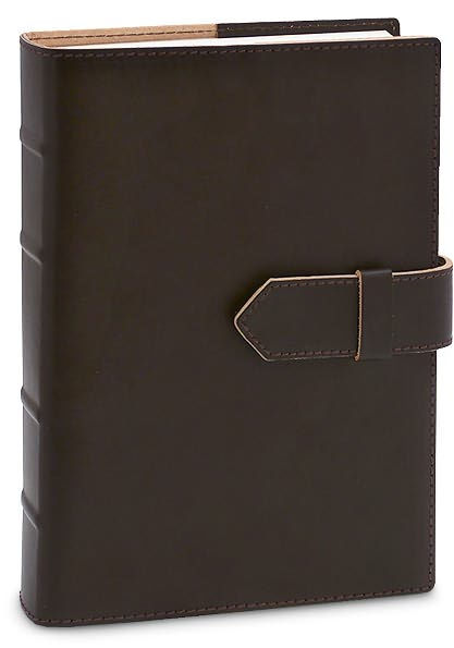 Brown Monastery Refillable Italian Leather Journal (6