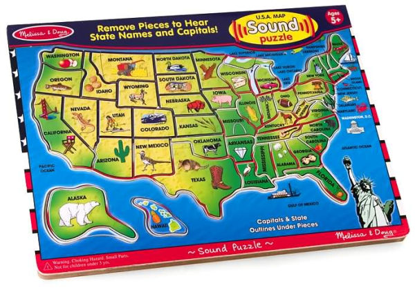 USA Map Sound Puzzle