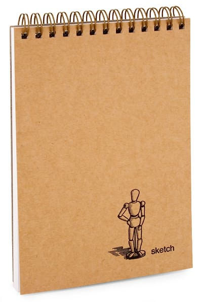 Kraft Art Model Mini Sketch Book 4.5x6.75