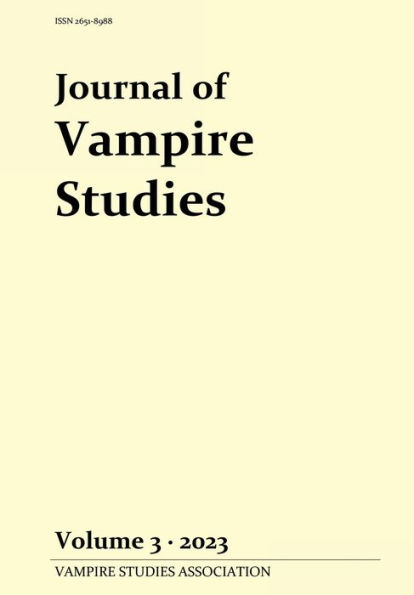 Journal of Vampire Studies: Vol