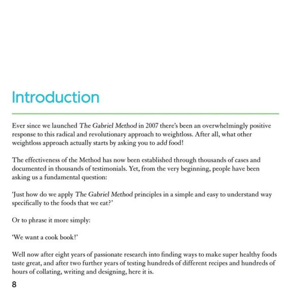 Gabriel Method Recipe Book