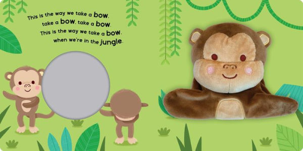 Cheeky Monkey: Hand Puppet Book: Board Book with Plush Hand Puppet