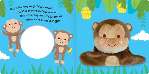 Cheeky Monkey: Hand Puppet Book: Board Book with Plush Hand Puppet