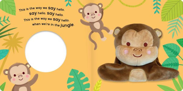 Cheeky Monkey: Hand Puppet Book: Board Book with Plush Hand Puppet