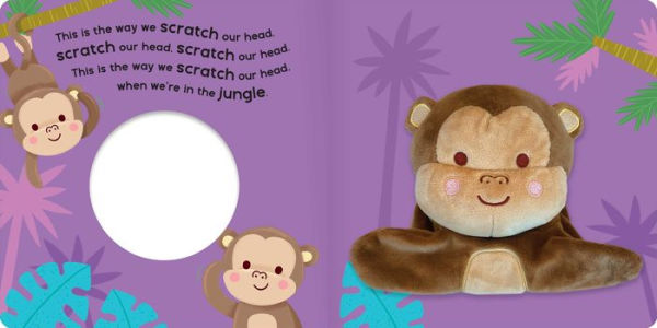 Cheeky Monkey: Hand Puppet Book: Board Book with Plush Hand Puppet