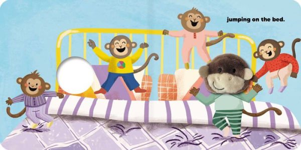 Five Cheeky Monkeys: Finger Puppet Book: Finger Puppet Book