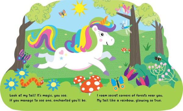 Little Tails: I'm Bel the Unicorn: Board Book with Plush Tail