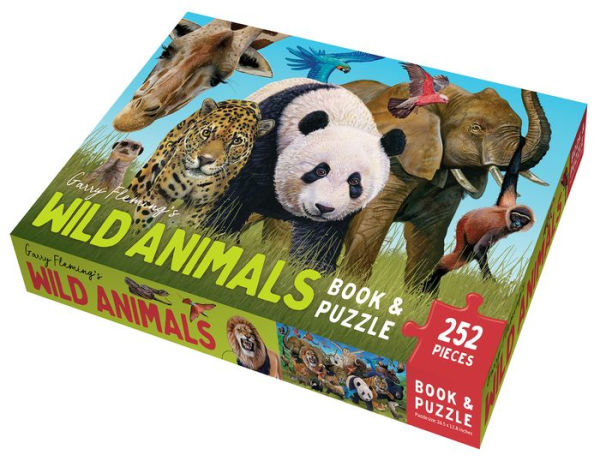 Garry Fleming's Wild Animals - Book & Jigsaw Vol. 2 (US Edition - Barnes & Noble)