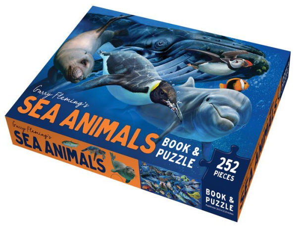 Garry Fleming's Sea Animals - Book & Jigsaw Vol. 2 (US Edition - Barnes & Noble)