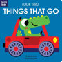 Look Thru: Things that Go: Board book with fun cut-outs!