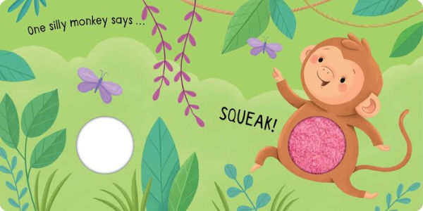 Squeak Me!: Five Silly Monkeys: Squeaky Plush Board Book