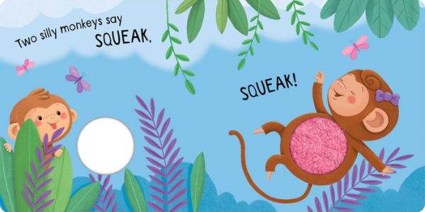 Squeak Me!: Five Silly Monkeys: Squeaky Plush Board Book