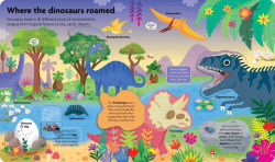 Alternative view 3 of Discover Dinosaurs: Lift-the-Flap Book: Board Book with Over 50 Flaps to Lift!