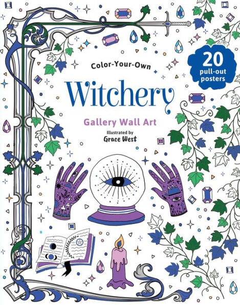 Witchery: Color-Your-Own Gallery Wall Art