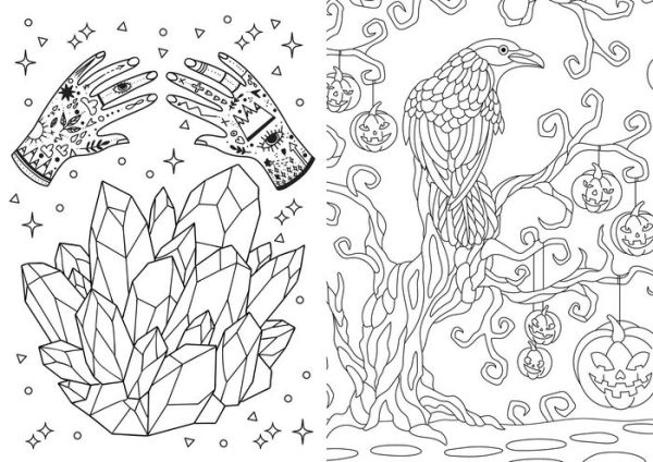 Witchery: Color-Your-Own Gallery Wall Art