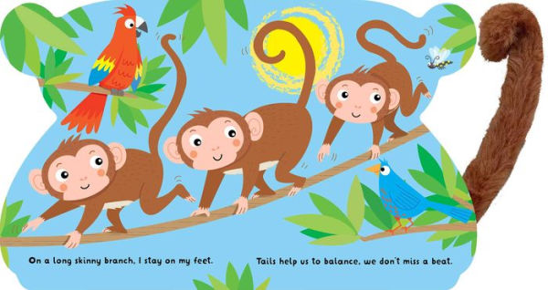 Little Tails: I'm Mac the Monkey: Board Book with Plush Tail