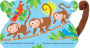 Alternative view 4 of Little Tails: I'm Mac the Monkey: Board Book with Plush Tail