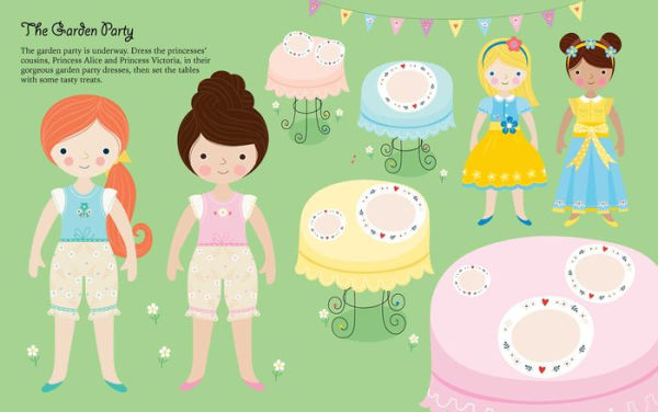 Princesses: Dress-Up Sticker Book: Activity Book