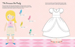 Alternative view 6 of Princesses: Dress-Up Sticker Book: Activity Book