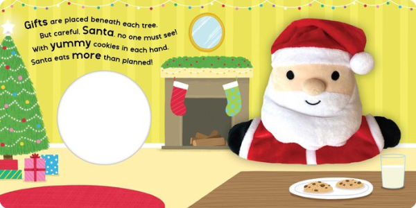 Hello Santa!: Hand Puppet Book: Board Book with Plush Hand Puppet