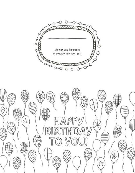 Color-Your-Own All Occasions Greeting Cards: 16 Cards and 30 Gift Tags