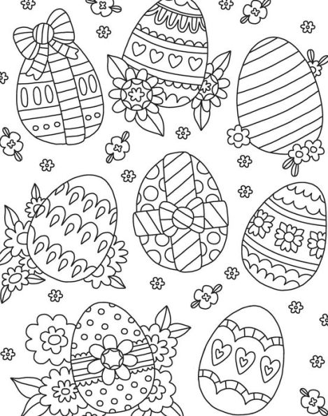 Easter Wonderland: Coloring Book: Color-Your-Own Gallery Wall Art