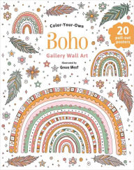 Title: Boho: Coloring Book: Color-Your-Own Gallery Wall Art, Author: Grace West