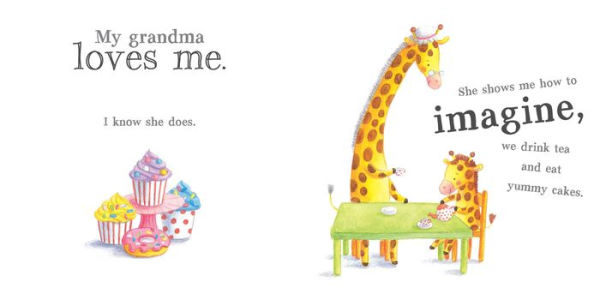 My Grandma Loves Me: Hardcover board book